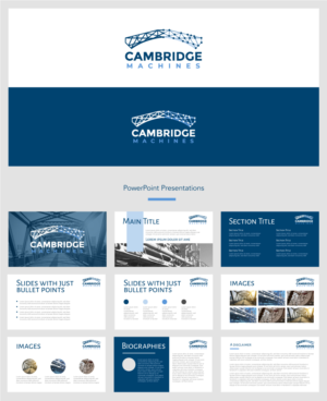 Slide Master for  Cambridge Machines - A Systematic Hedge Fund | PowerPoint Design by lionx