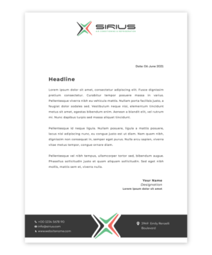 Letterhead Design by StromDesignHub for this project | Design #26864738