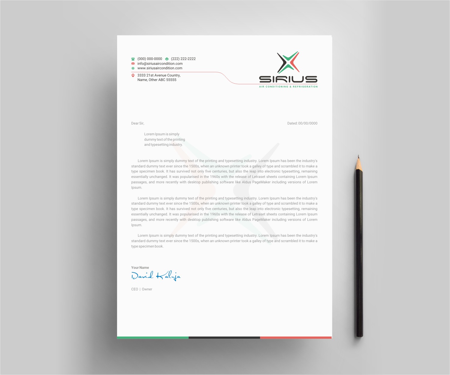 Diseño de Membrete por INDIAN_Ashok para este proyecto | Diseño #26875098