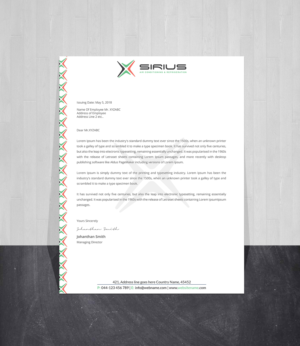 Letterhead Design by Creations Box 2015 for this project | Design #26851903