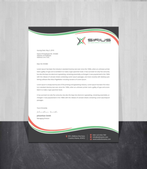 Letterhead Design by Creations Box 2015 for this project | Design: #26851904