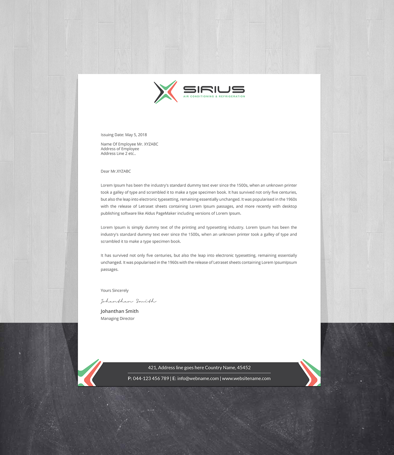 Letterhead Design by Creations Box 2015 for this project | Design #26851905