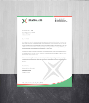 Letterhead Design by Creations Box 2015 for this project | Design: #26851906