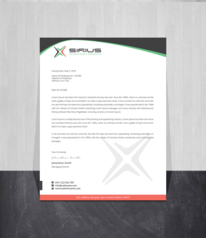 Letterhead Design by Creations Box 2015 for this project | Design: #26851907