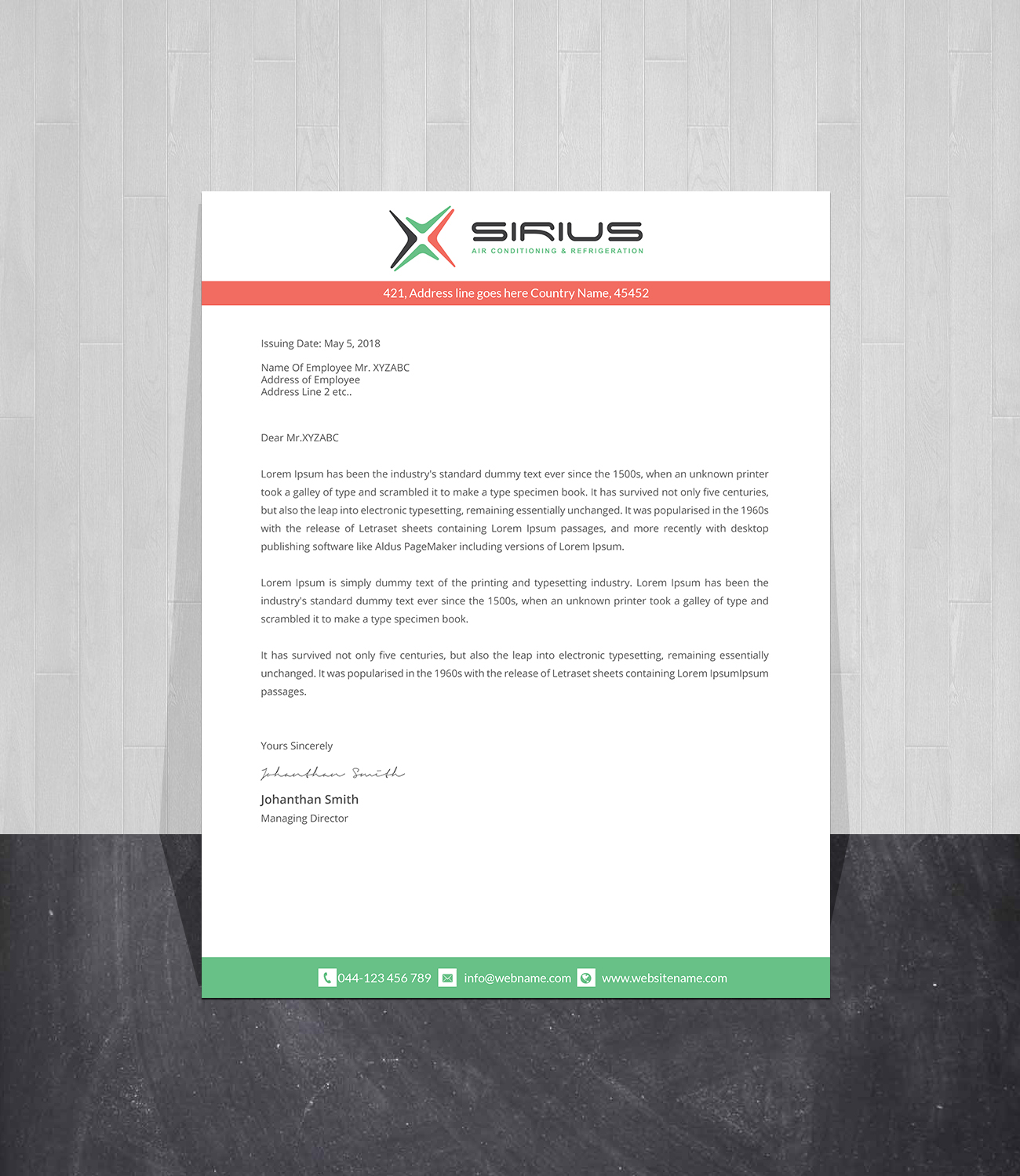 Letterhead Design by Creations Box 2015 for this project | Design #26851910