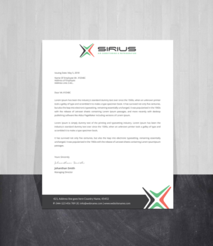Letterhead Design by Creations Box 2015 for this project | Design: #26851911