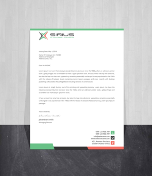 Letterhead Design by Creations Box 2015 for this project | Design: #26851912