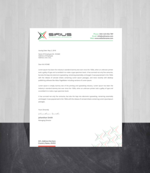 Letterhead Design by Creations Box 2015 for this project | Design: #26851913