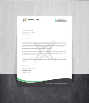 Letterhead Design by Creations Box 2015 for this project | Design: #26851924