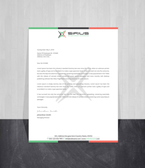Letterhead Design by Creations Box 2015 for this project | Design: #26851926