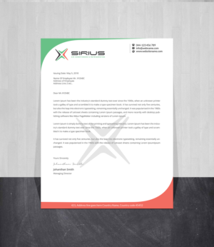 Letterhead Design by Creations Box 2015 for this project | Design: #26851927