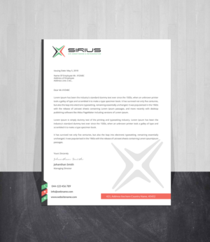 Letterhead Design by Creations Box 2015 for this project | Design: #26851929