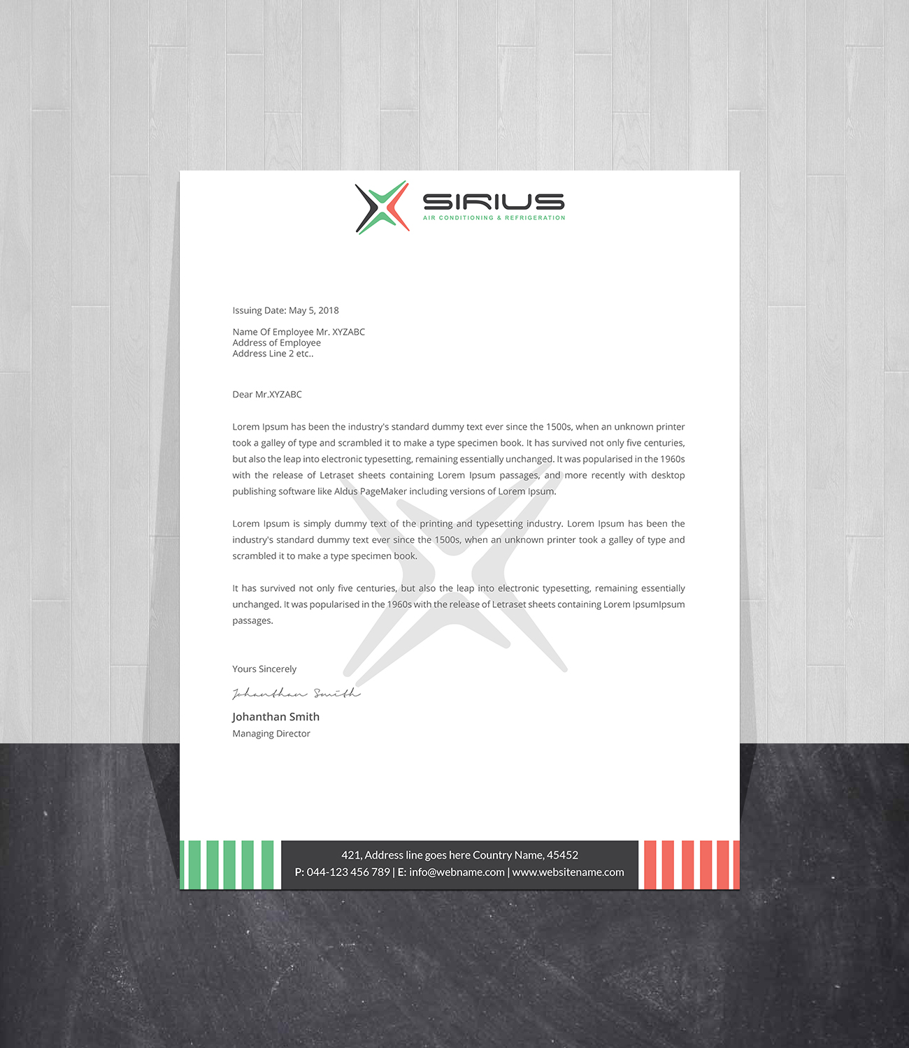 Letterhead Design by Creations Box 2015 for this project | Design #26851930