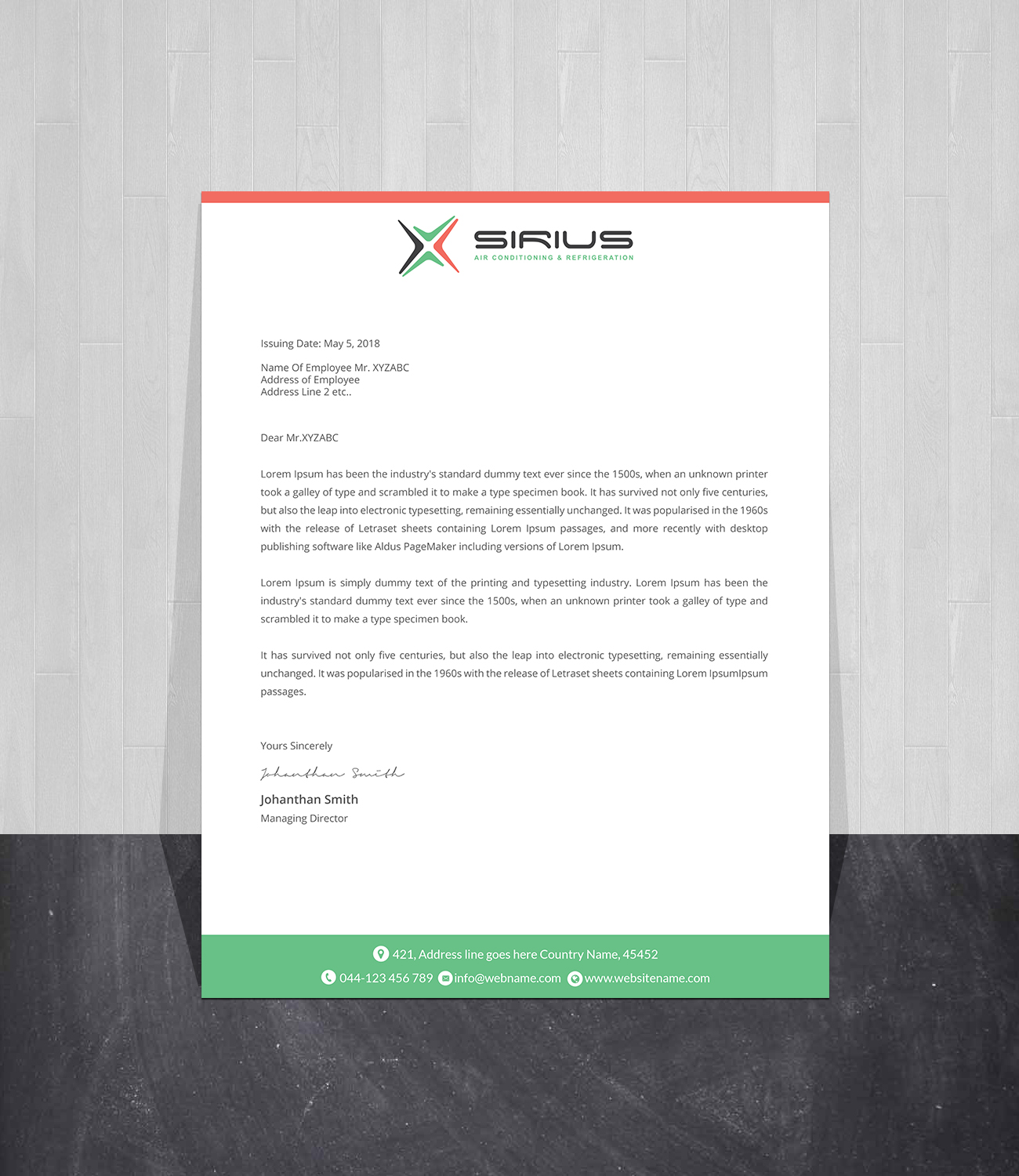 Letterhead Design by Creations Box 2015 for this project | Design #26851932
