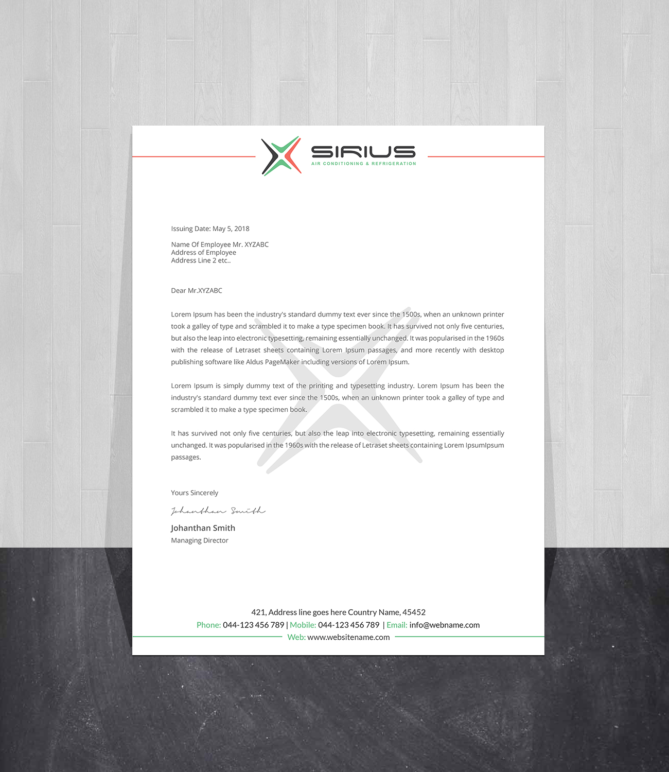 Letterhead Design by Creations Box 2015 for this project | Design #26851934