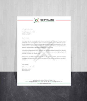 Letterhead Design by Creations Box 2015 for this project | Design: #26851934