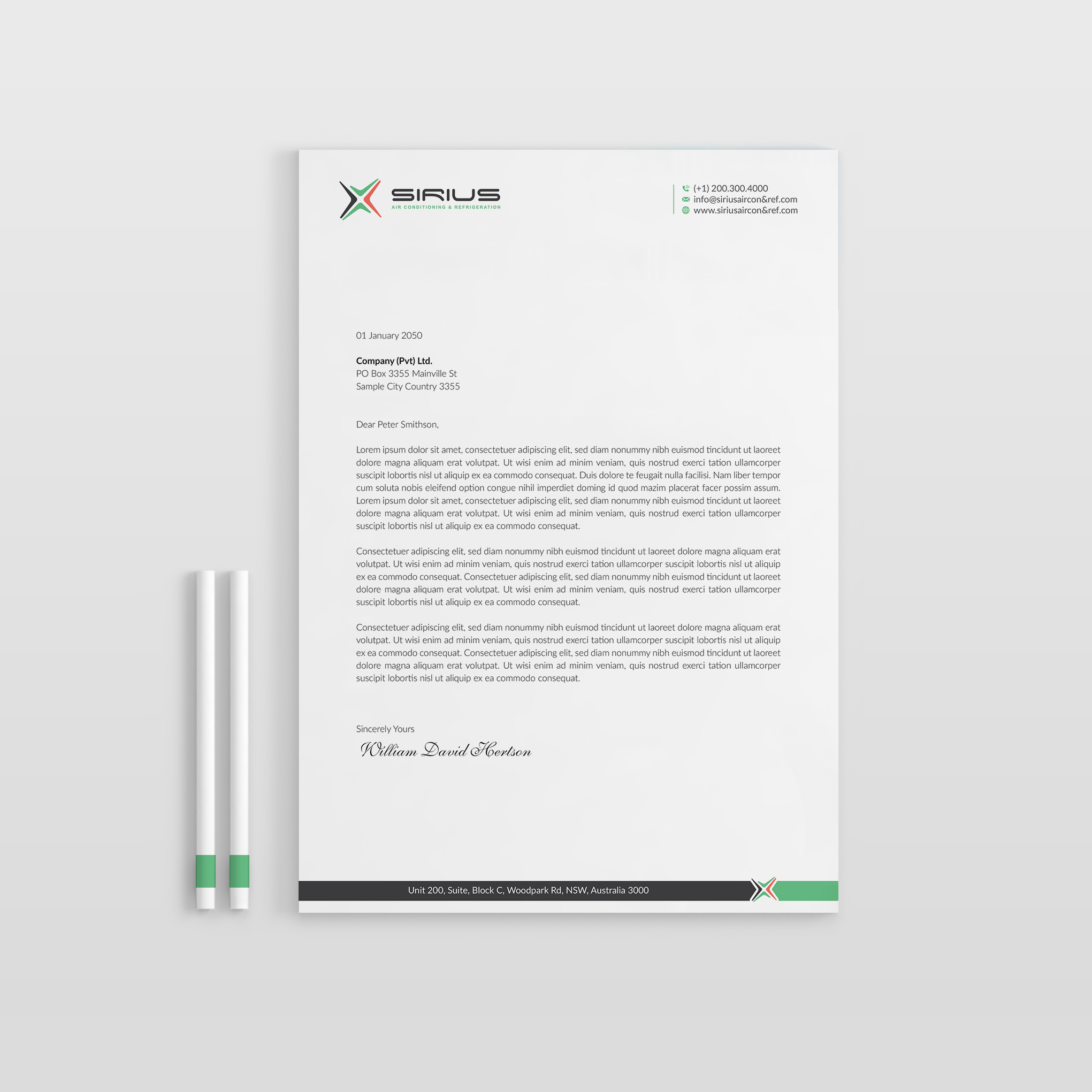 Letterhead Design by OxonoArt for this project | Design #26865479
