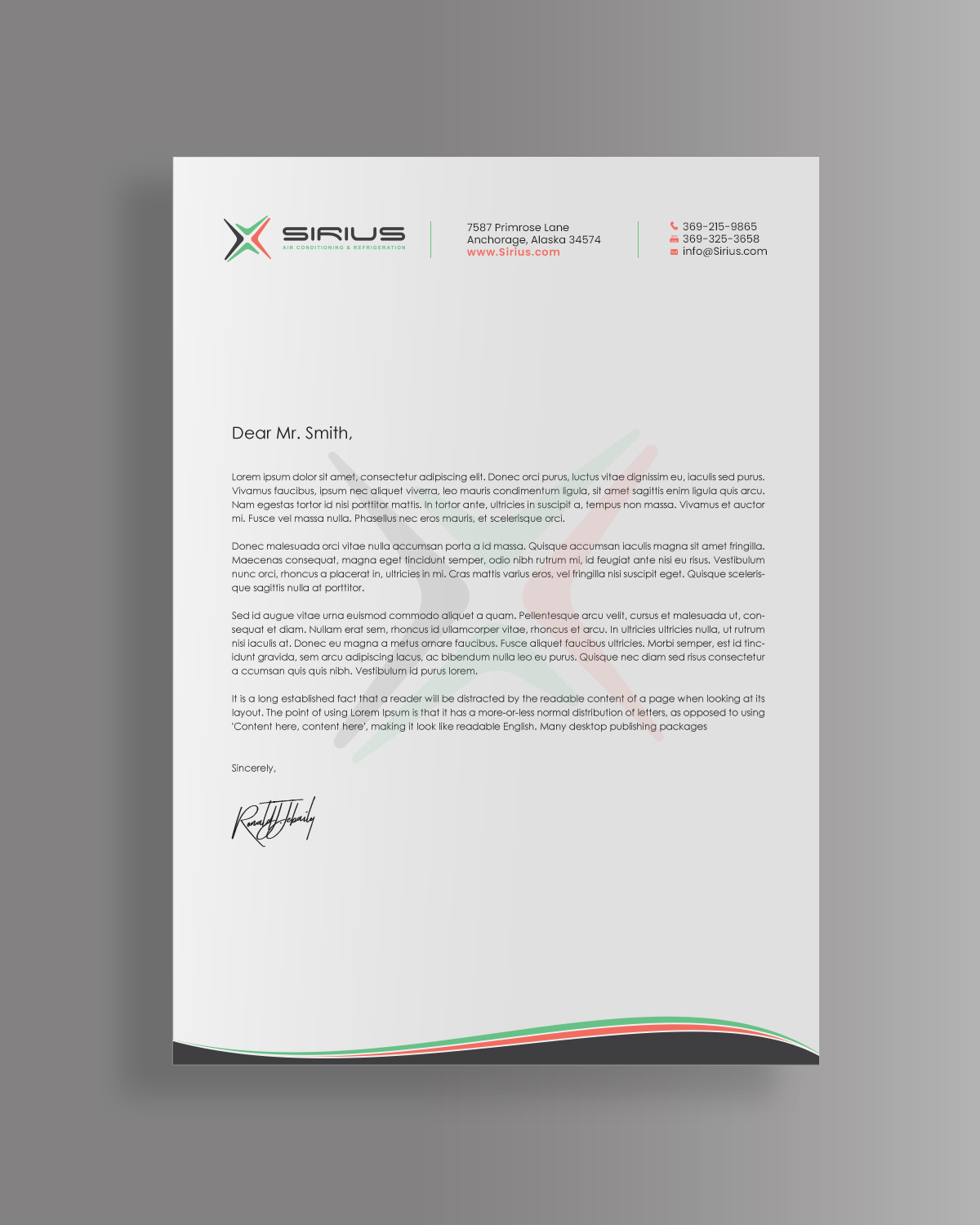 Letterhead Design by chandrayaan.creative for this project | Design #26870151