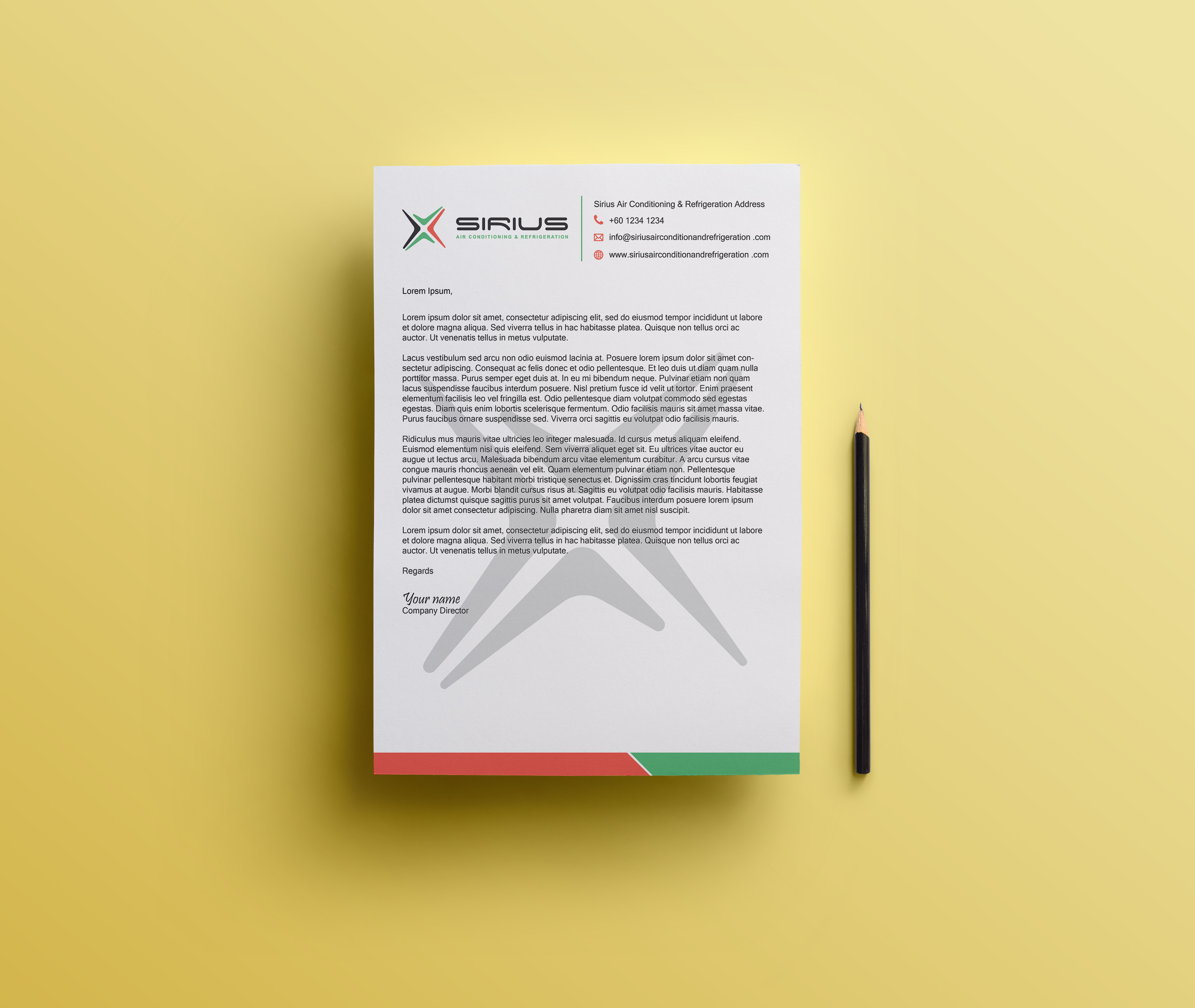 Letterhead Design by Darshana Perera for this project | Design #26858628