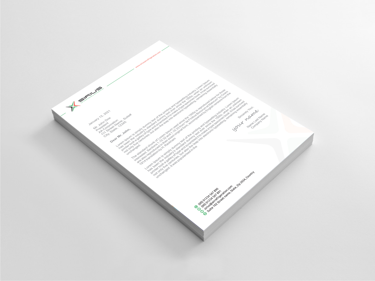 Letterhead Design by alpesh9520 for this project | Design #26862336