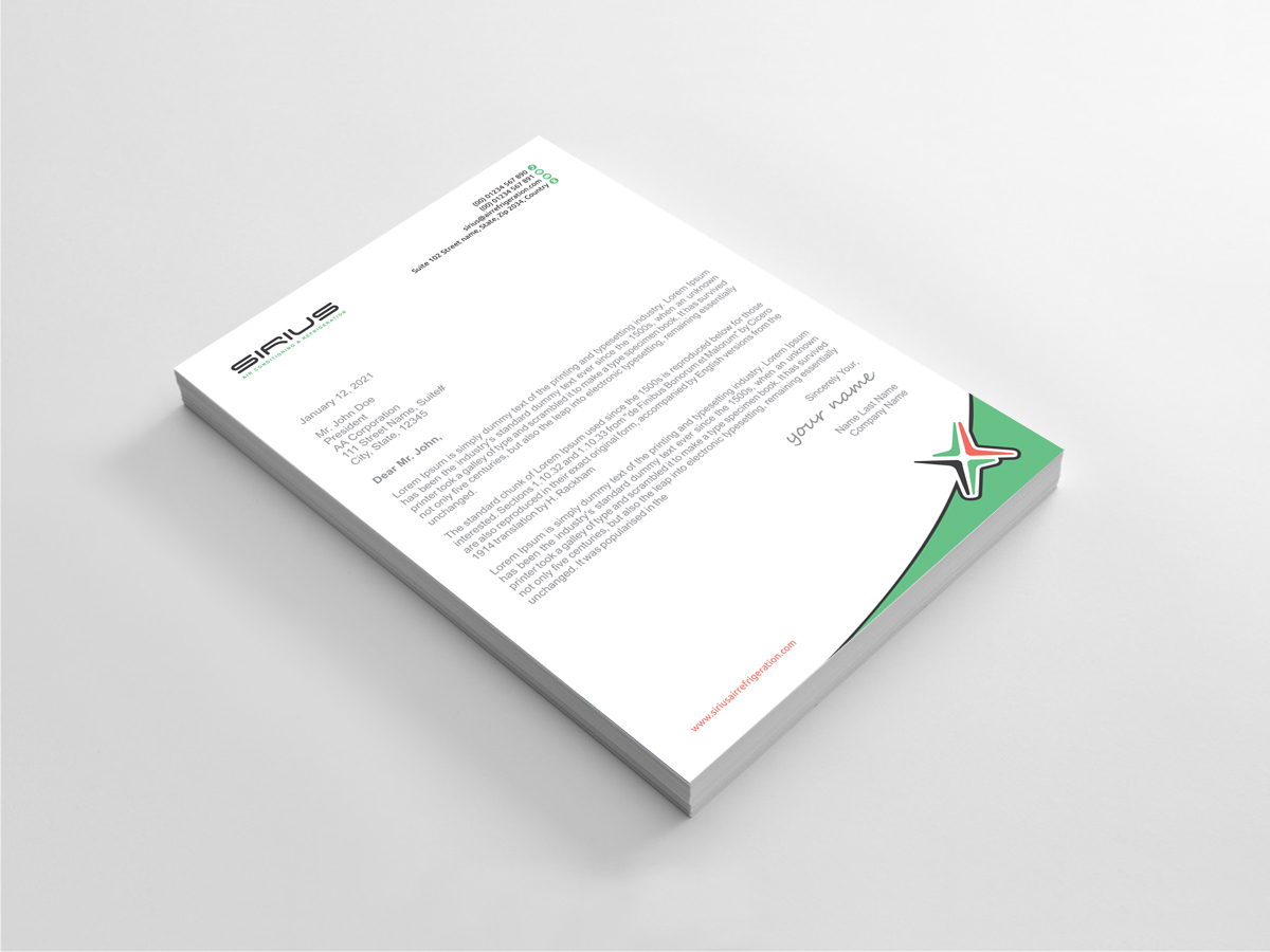 Letterhead Design by alpesh9520 for this project | Design #26862337