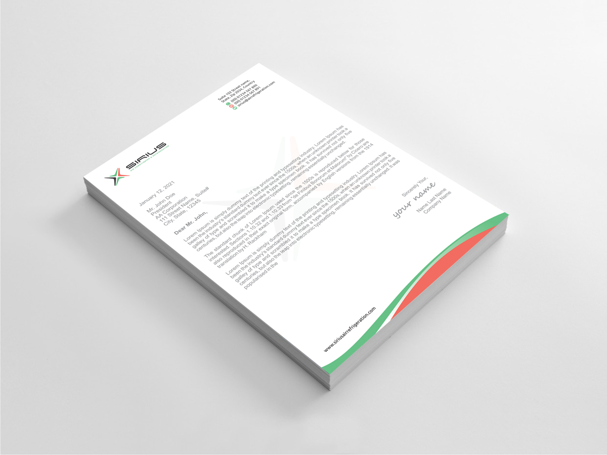 Letterhead Design by alpesh9520 for this project | Design #26862338