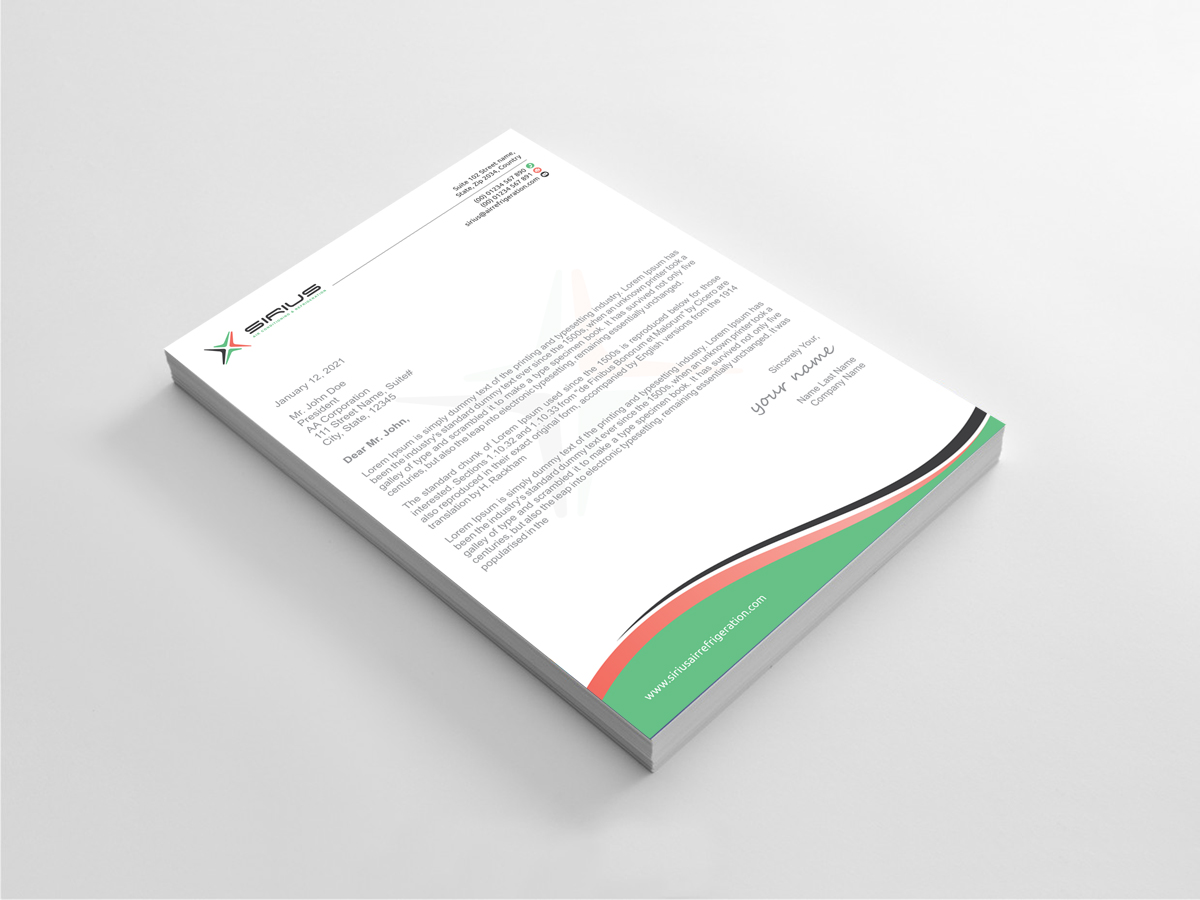 Letterhead Design by alpesh9520 for this project | Design #26862339