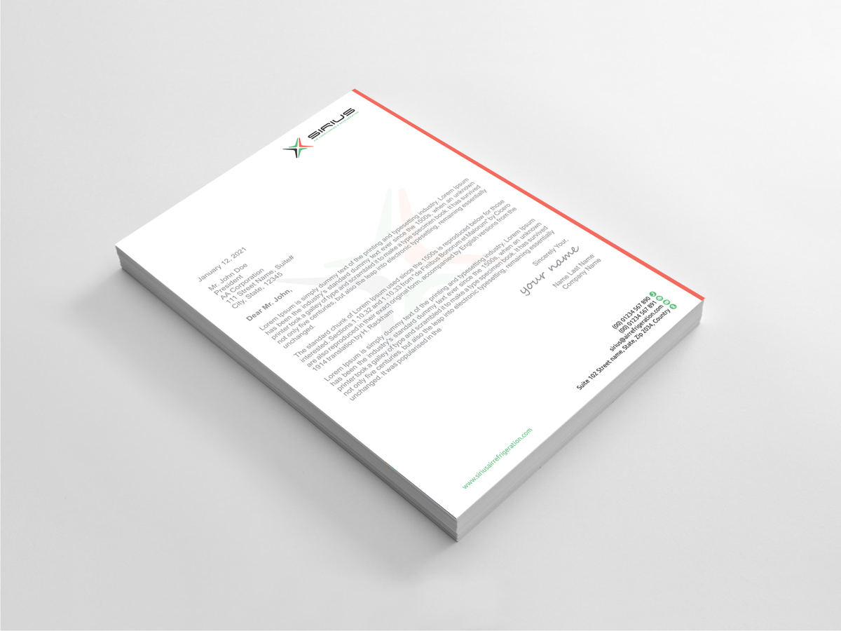 Letterhead Design by alpesh9520 for this project | Design #26862346