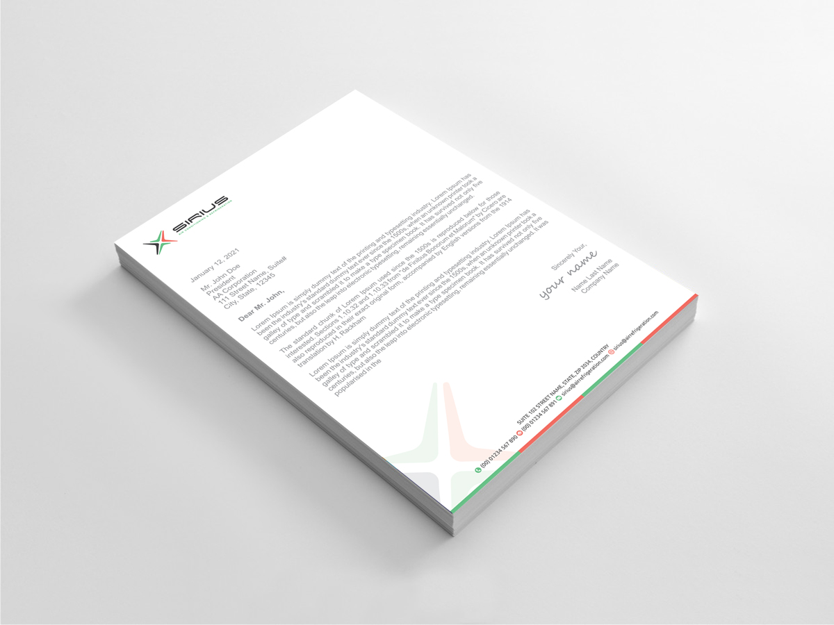 Letterhead Design by alpesh9520 for this project | Design #26862348
