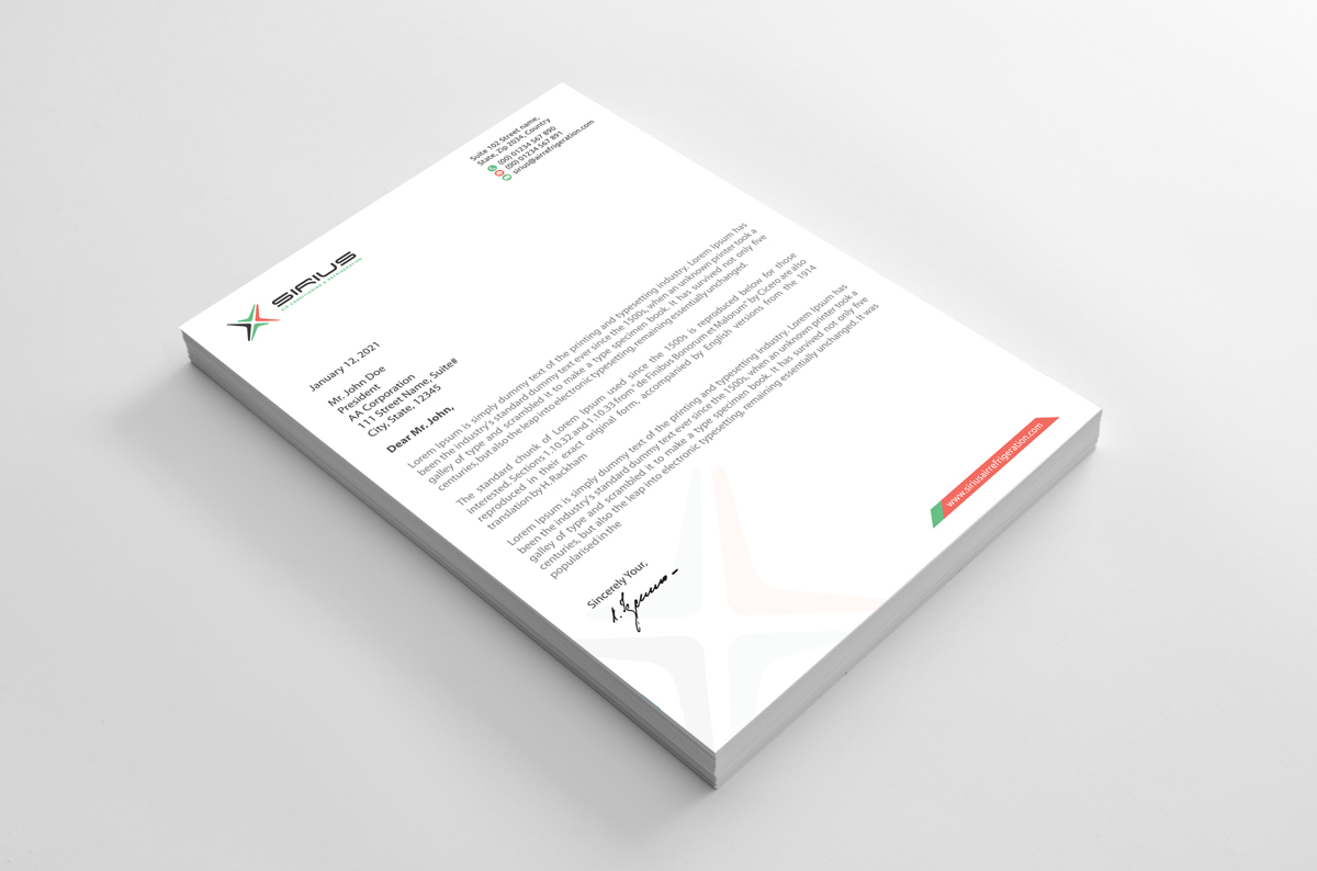 Letterhead Design by alpesh9520 for this project | Design #26862781