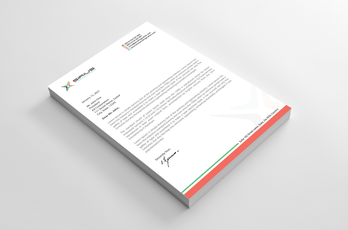 Letterhead Design by alpesh9520 for this project | Design #26862783