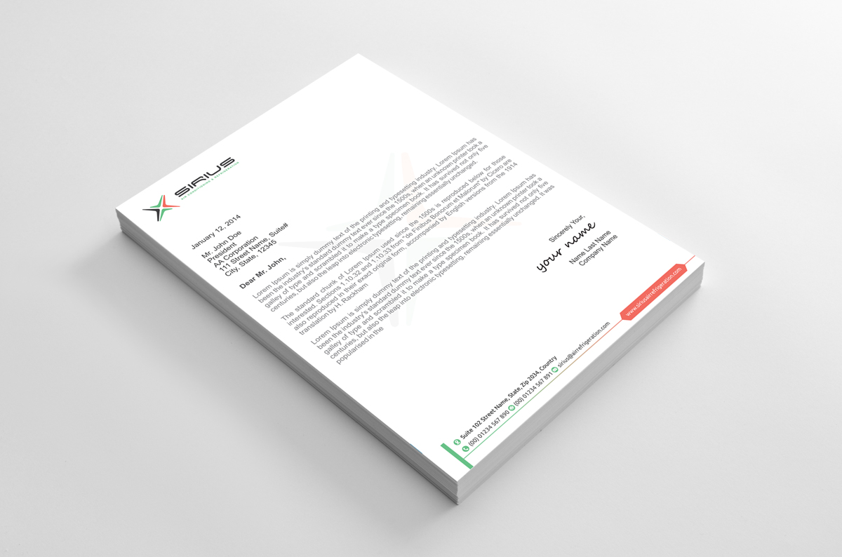Letterhead Design by alpesh9520 for this project | Design #26862791