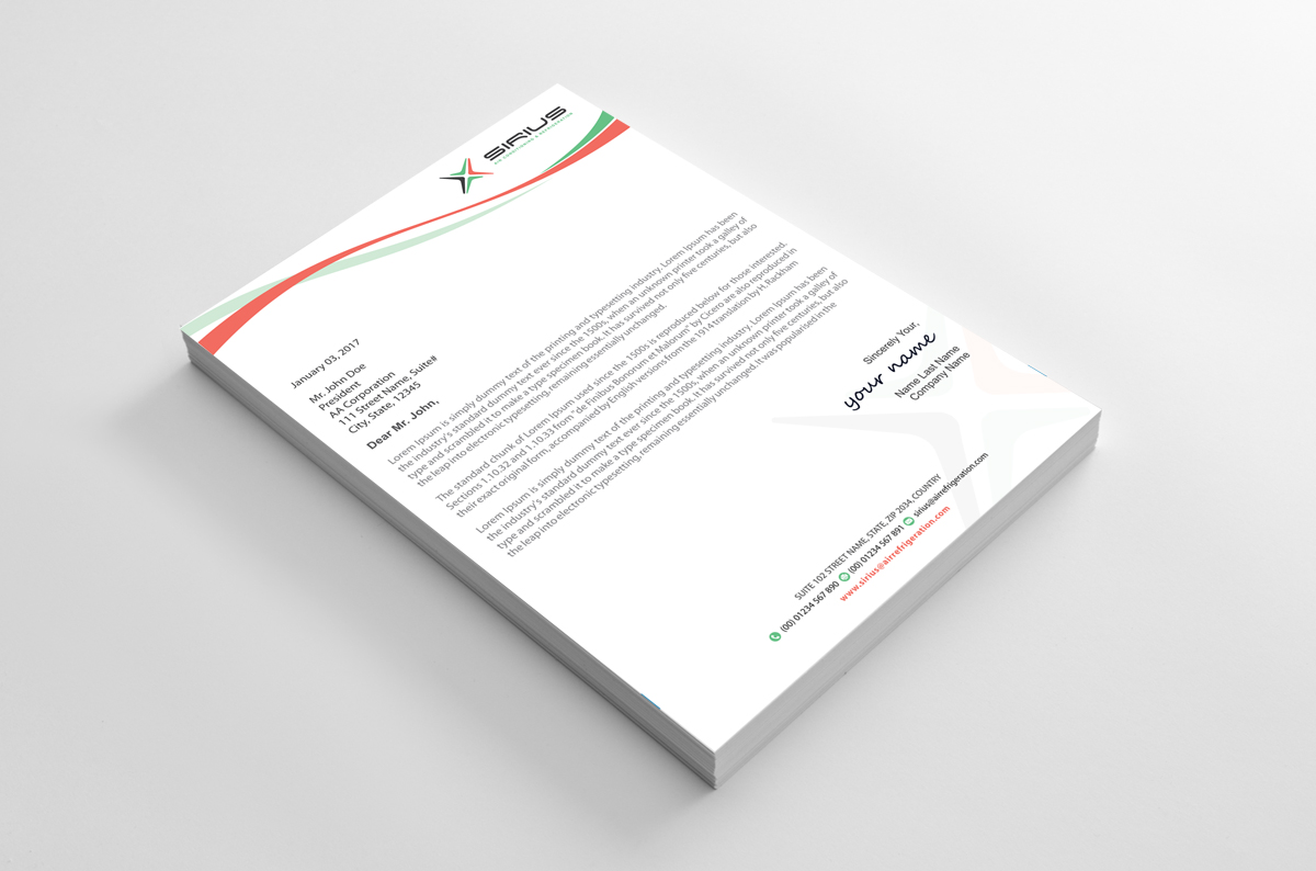 Letterhead Design by alpesh9520 for this project | Design #26862797