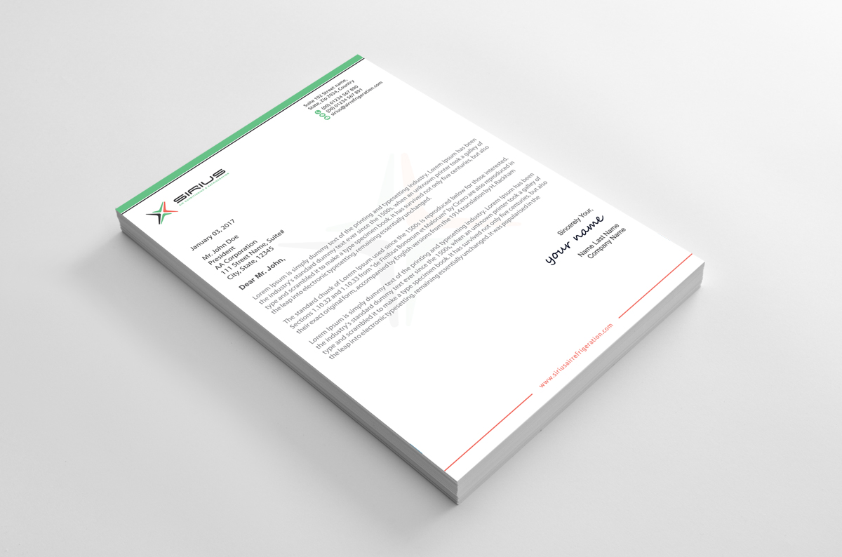Letterhead Design by alpesh9520 for this project | Design #26862798