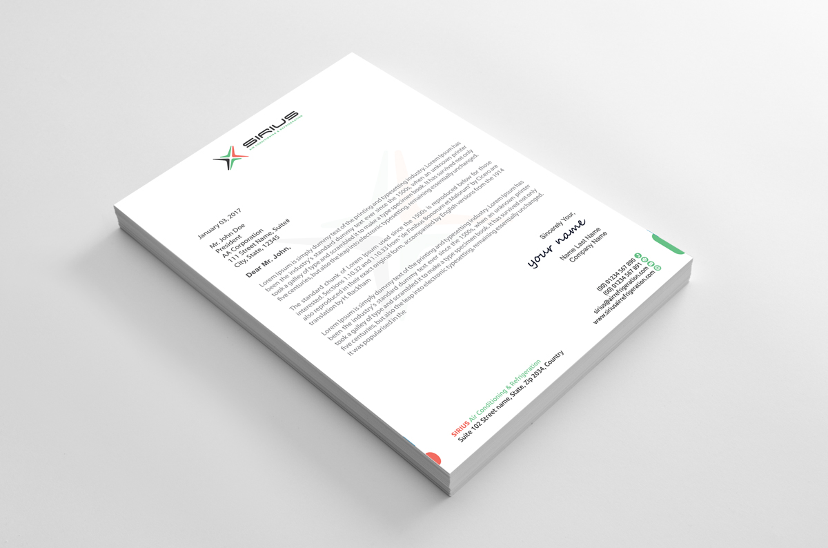 Letterhead Design by alpesh9520 for this project | Design #26862799