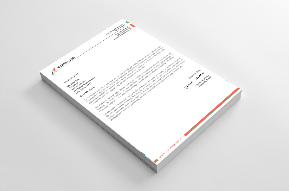 Letterhead Design by alpesh9520 for this project | Design #26862803