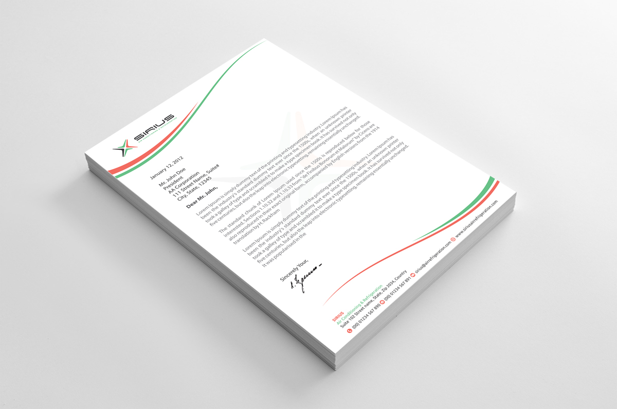 Letterhead Design by alpesh9520 for this project | Design #26863275