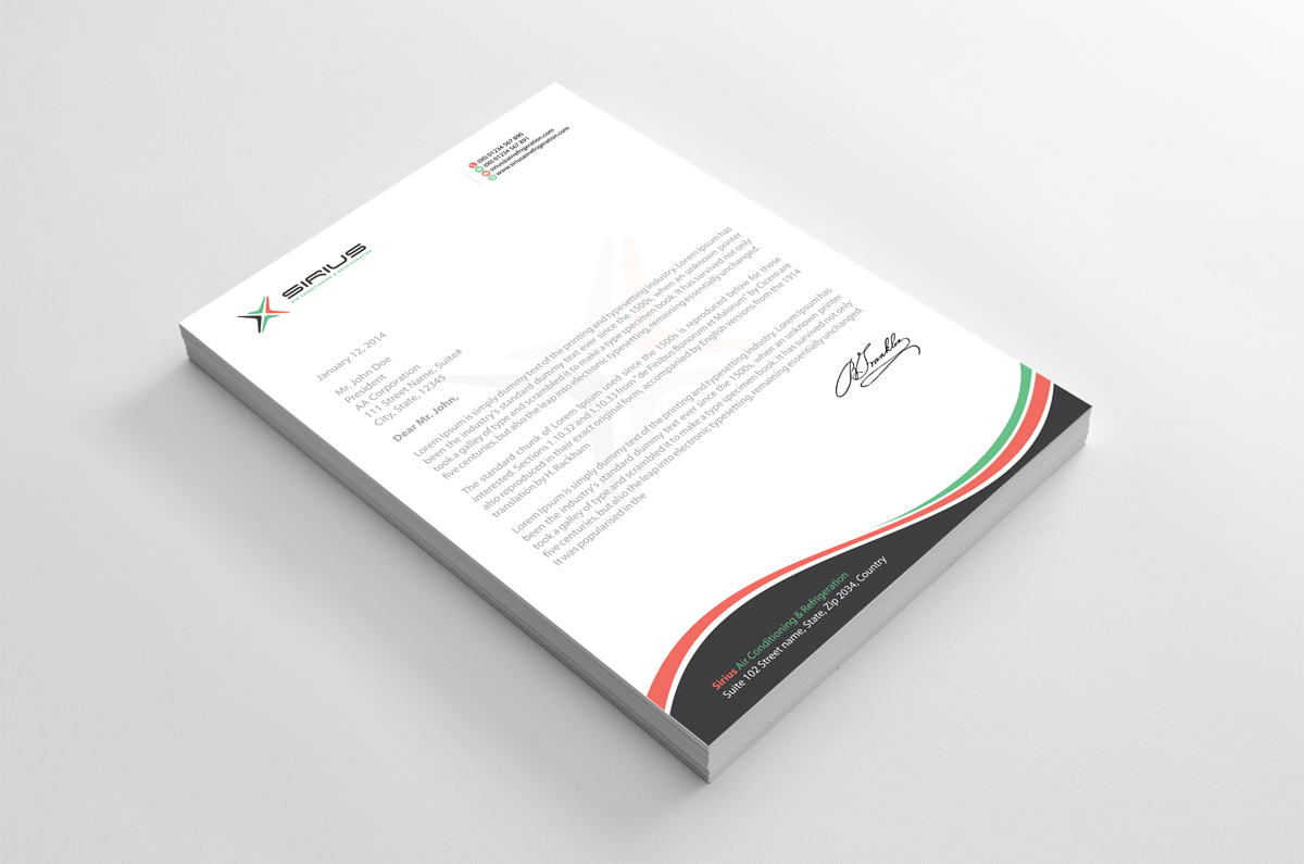 Letterhead Design by alpesh9520 for this project | Design #26863280