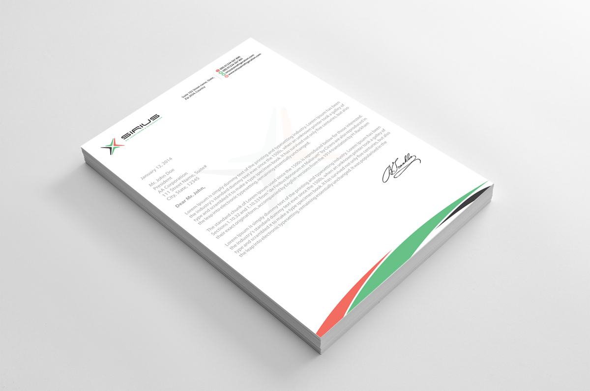 Letterhead Design by alpesh9520 for this project | Design #26863282