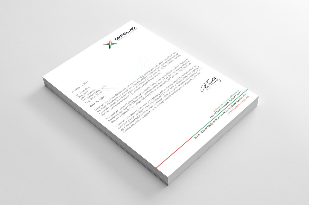 Letterhead Design by alpesh9520 for this project | Design #26865086