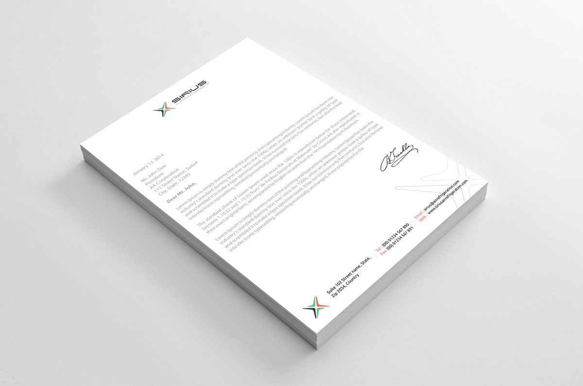 Letterhead Design by alpesh9520 for this project | Design #26865088