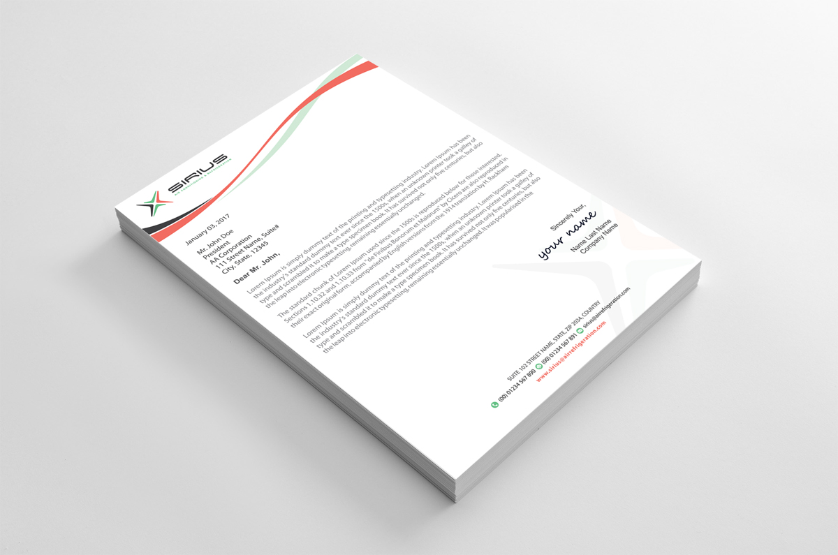 Letterhead Design by alpesh9520 for this project | Design #26876896