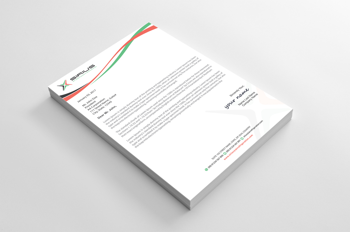 Letterhead Design by alpesh9520 for this project | Design #26876900