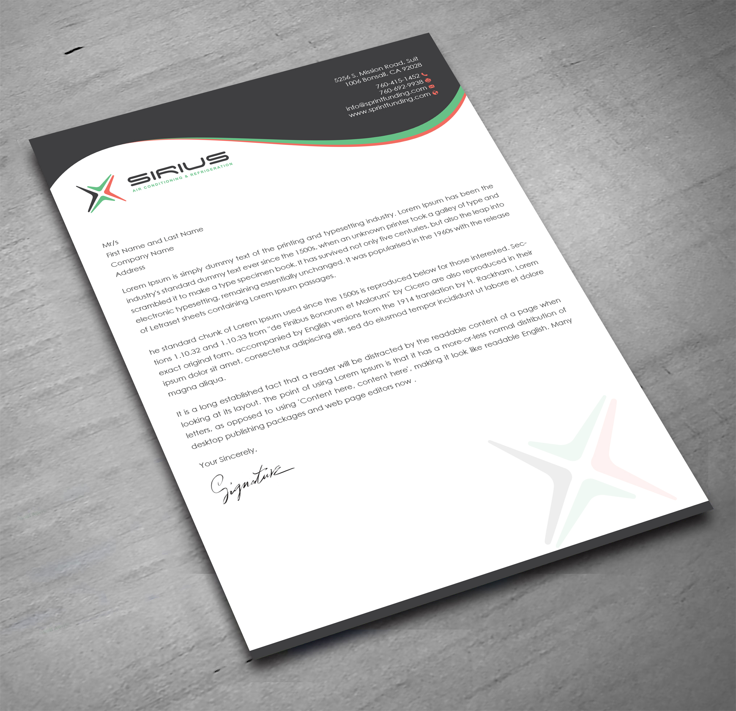 Letterhead Design by Uttom 2 for this project | Design #26853958