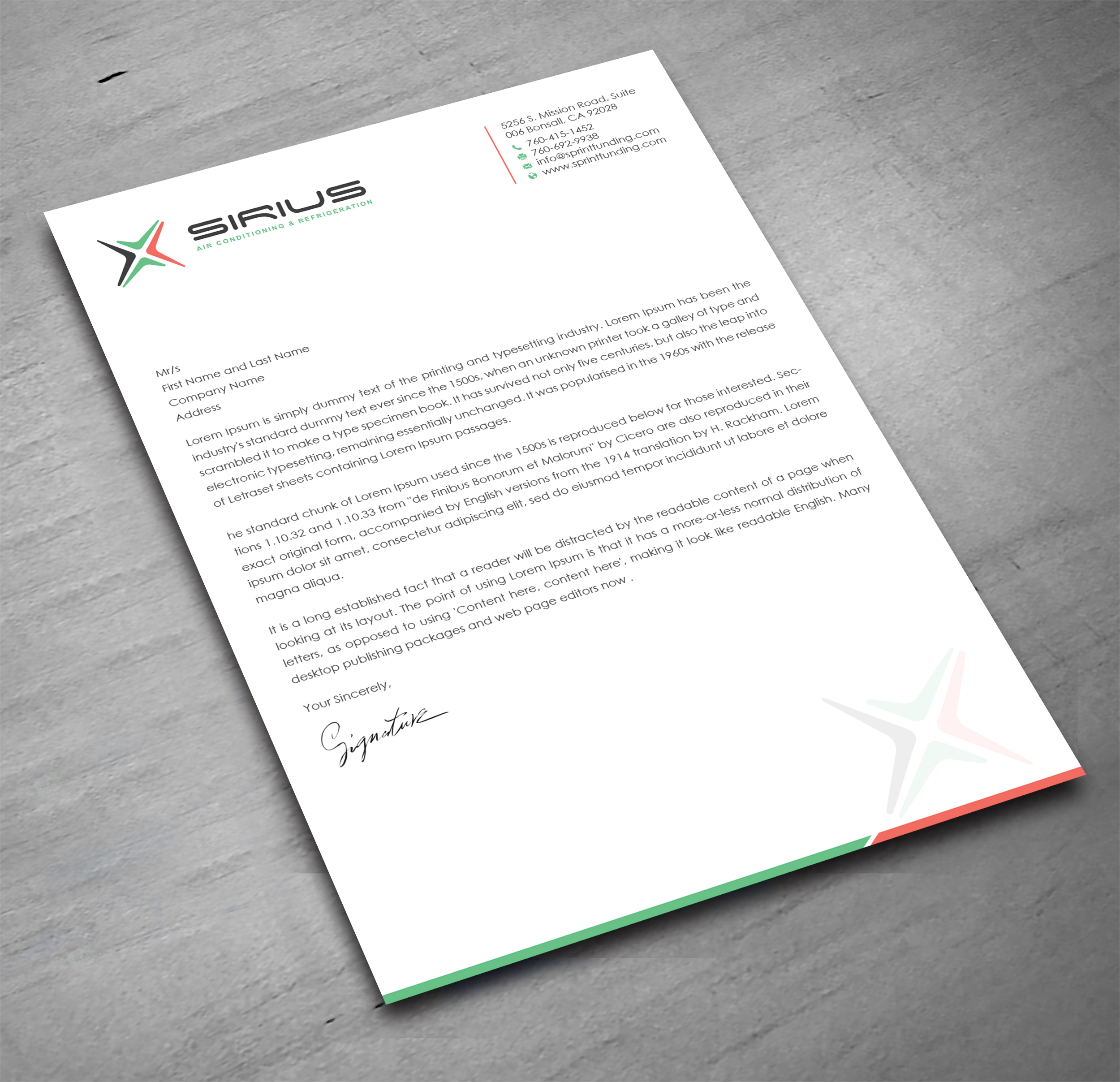 Letterhead Design by Uttom 2 for this project | Design #26853959