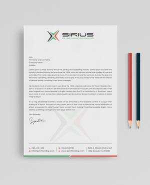 Letterhead Design by Uttom 2 for this project | Design: #26853963