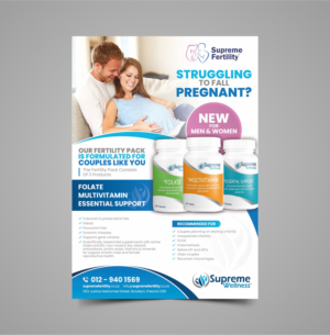 Supplement manufacture needs an A4 Ad designed for Pharmaceutical Print Magazine. Deadline 5Th June. | Graphic Design by Fat Bat Man