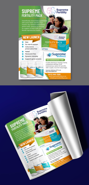 Supplement manufacture needs an A4 Ad designed for Pharmaceutical Print Magazine. Deadline 5Th June. | Graphic Design by ecorokerz