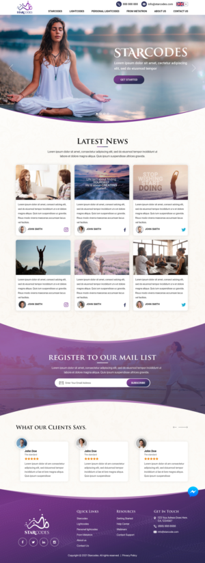 New website for a personal transformation academy | Web Design by Titan Eagle