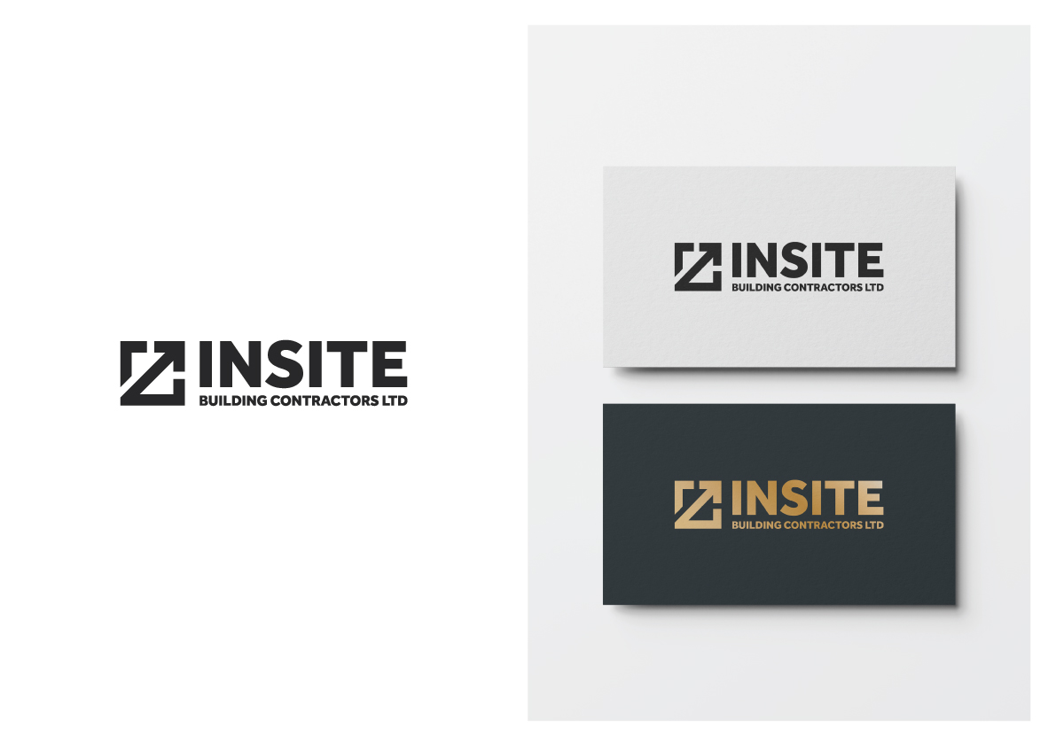 Logo Design by The Marble Peach for Insite Building Contractors Ltd | Design #26877419